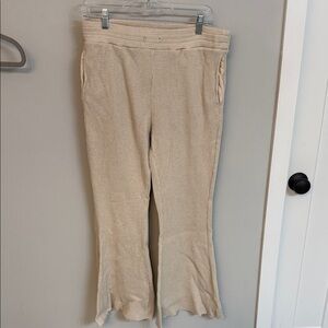 American Eagle Outfitters Cream Pajama Pants